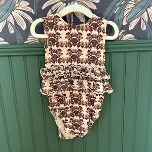 Kate Quinn layette, floral, 6-12 months